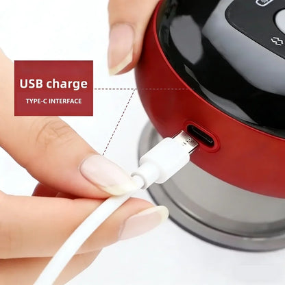 Rechargeable Electric Vacuum Cupping Set Wireless 6/12 Level Skin Scraping Massage